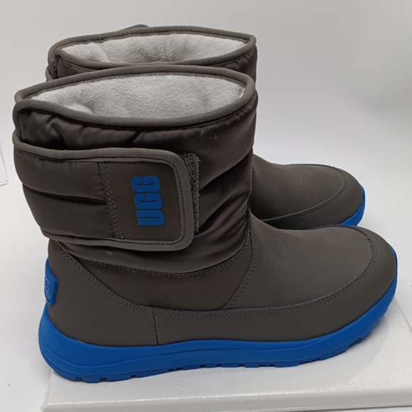 UGG Boys Toty Winter Snow Boots Charcoal/Dive Size EUR 38